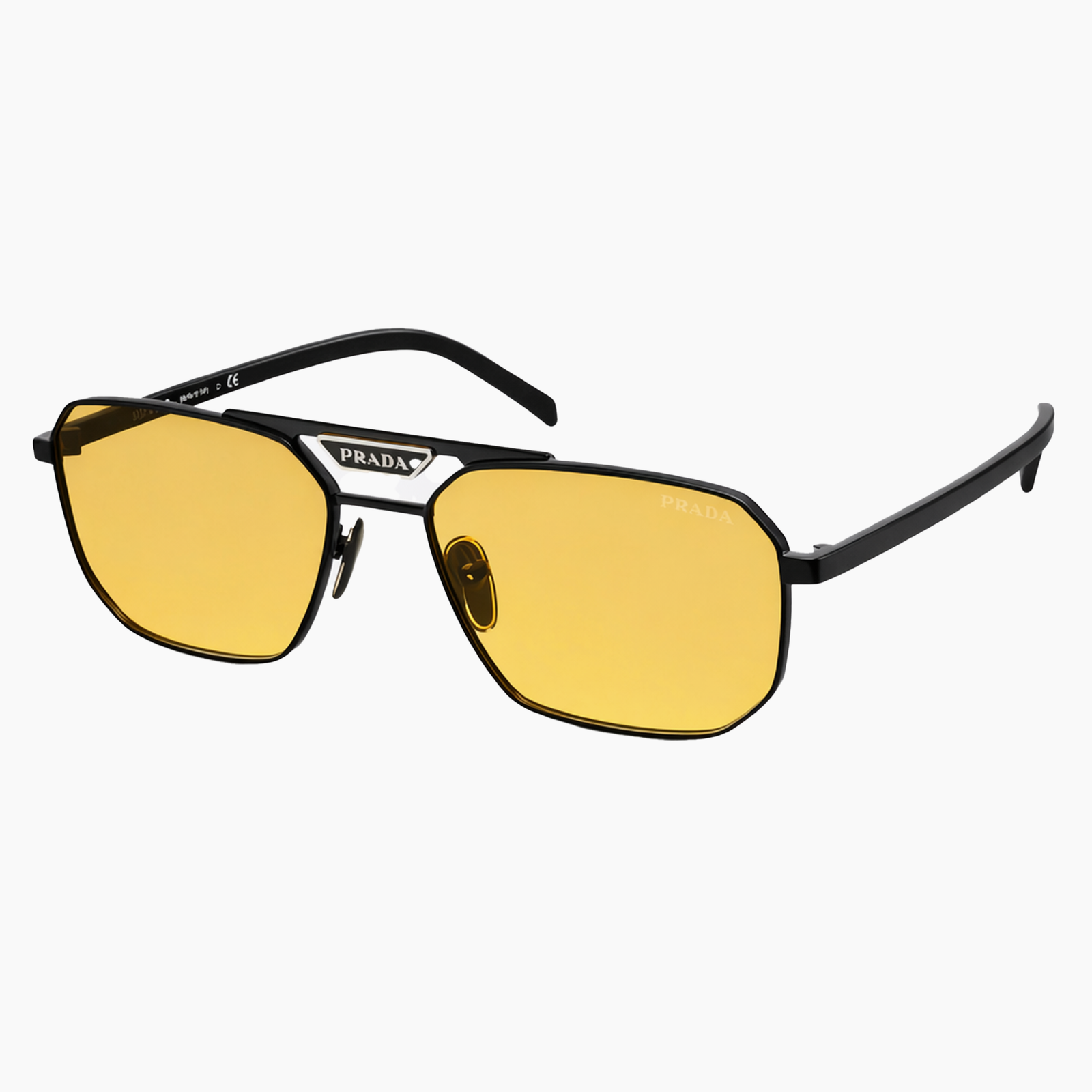 Prada PR58YS - 1BO0B7 - Nero lente Gialla