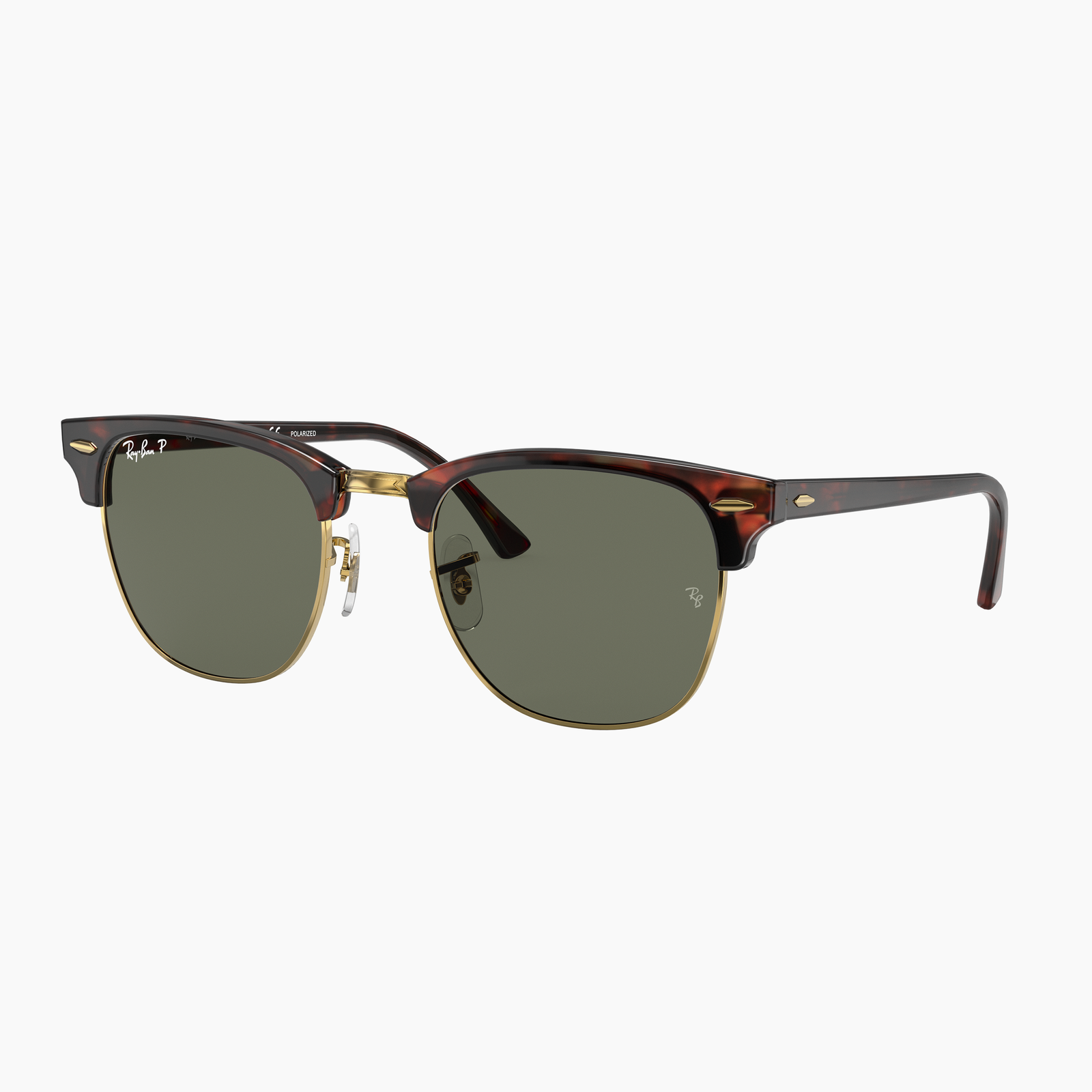 Ray-Ban Clubmaster RB3016 990/58 - Tartarugato su oro Polarizzato