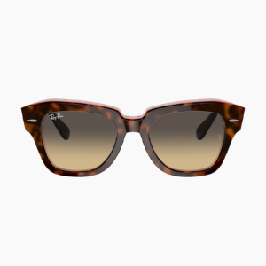 Alternative view of  Ray-Ban RB2186 - State street 1324BG - Havana su rosa trasparente
