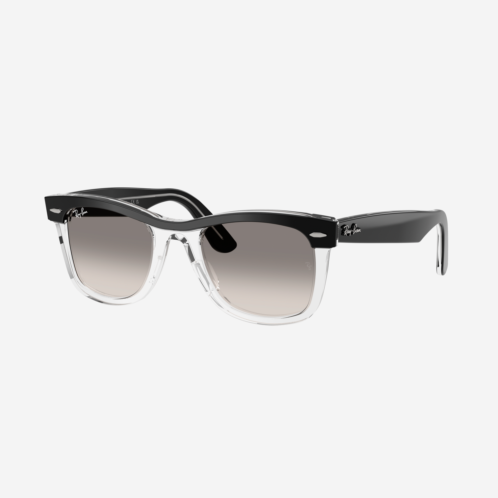 Ray-Ban Wayfarer RB2240 129432 - Nero su trasparente