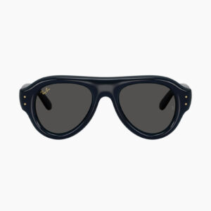 Alternative view of  Ray-Ban RB4925 Aviator Puffer 689587 - Blu trasparente