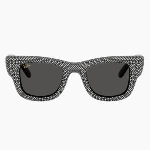Alternative view of  Ray-Ban Wayfarer Puffer RB4940BP 686587 - Nero e pavé strass
