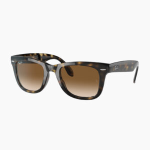  Ray-Ban RB4105 - Folding wayfarer 710/51 - Havana chiaro