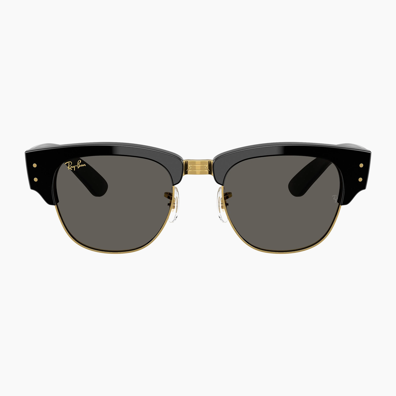 Ray-Ban Mega Clubmaster RB0316S 6826J5 - Nero su oro - immagine 2