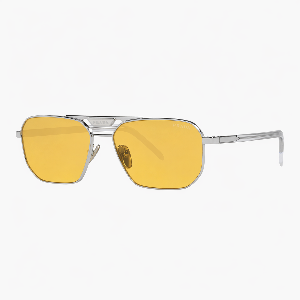Prada PR58YS – 1BC02R – Argento Lente Gialla