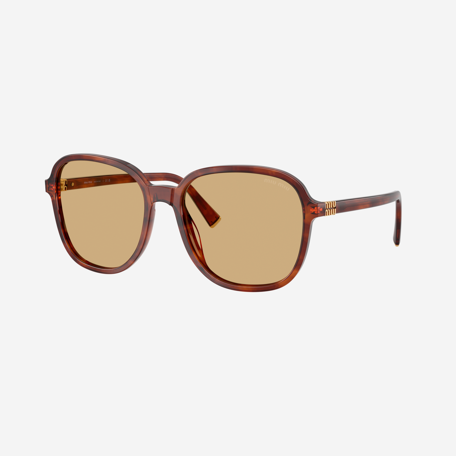 Miu Miu MU B01S 26E10R - Tabacco striato