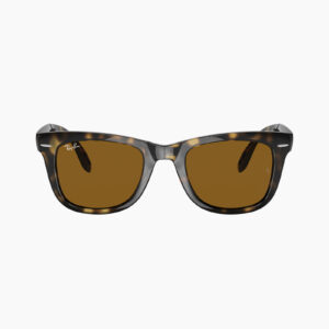 Alternative view of  Ray-Ban RB4105 - Folding wayfarer 710 - Havana Chiaro