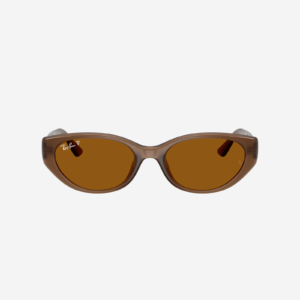 Alternative view of  Ray-Ban RB4457D 677983 - Marrone trasparente