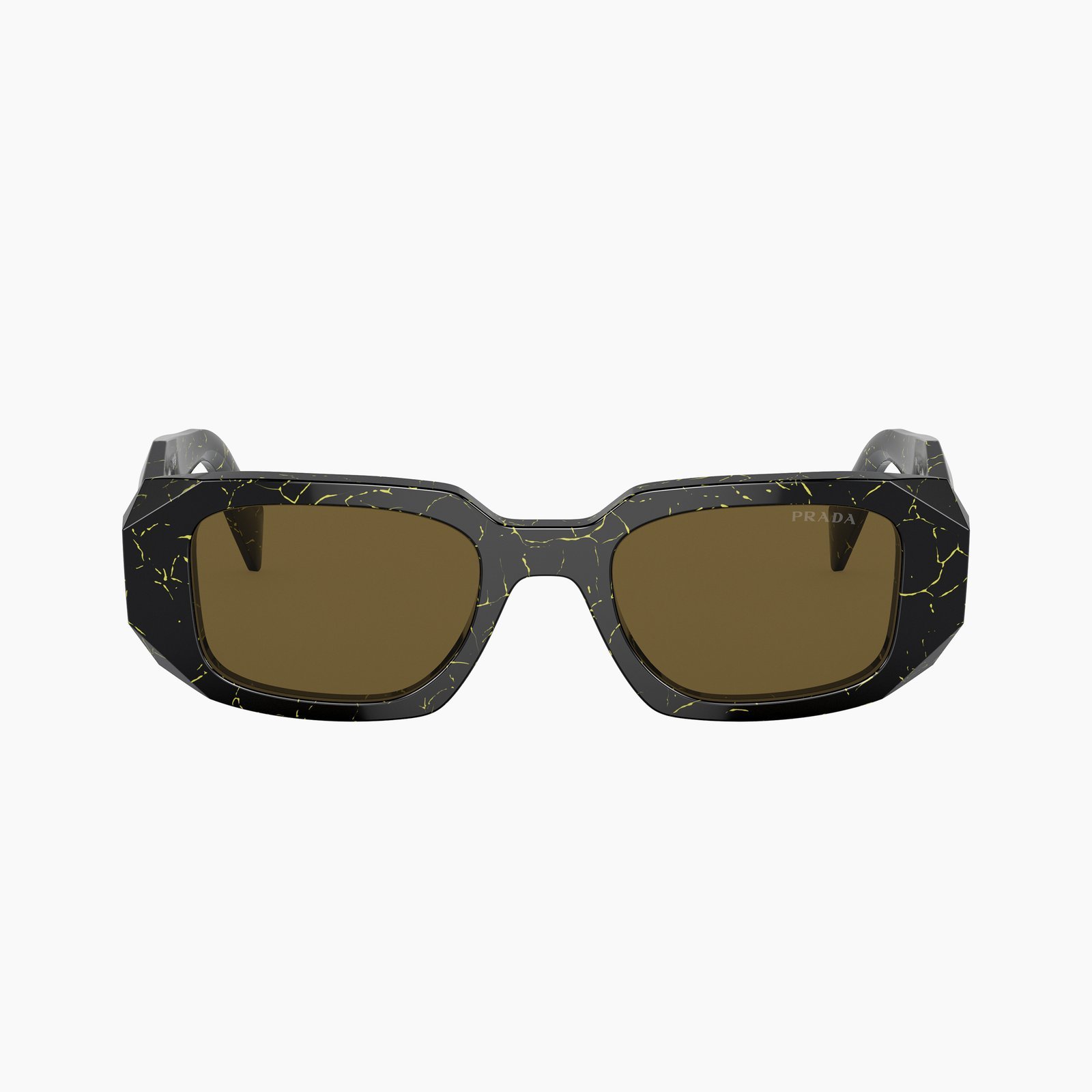 Prada PR 17WS 19D01T - Black/yellow marble - immagine 2