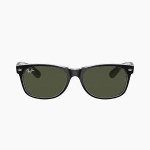 Alternative view of  Ray-Ban New Wayfarer RB2132 6052 - Nero su trasparente