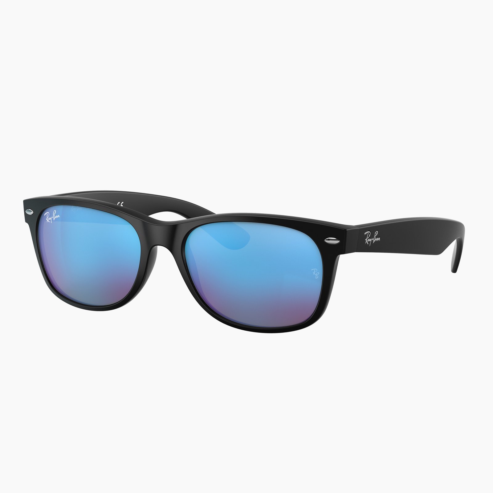 Ray-Ban New Wayfarer RB2132 622/17 - Gomma nera