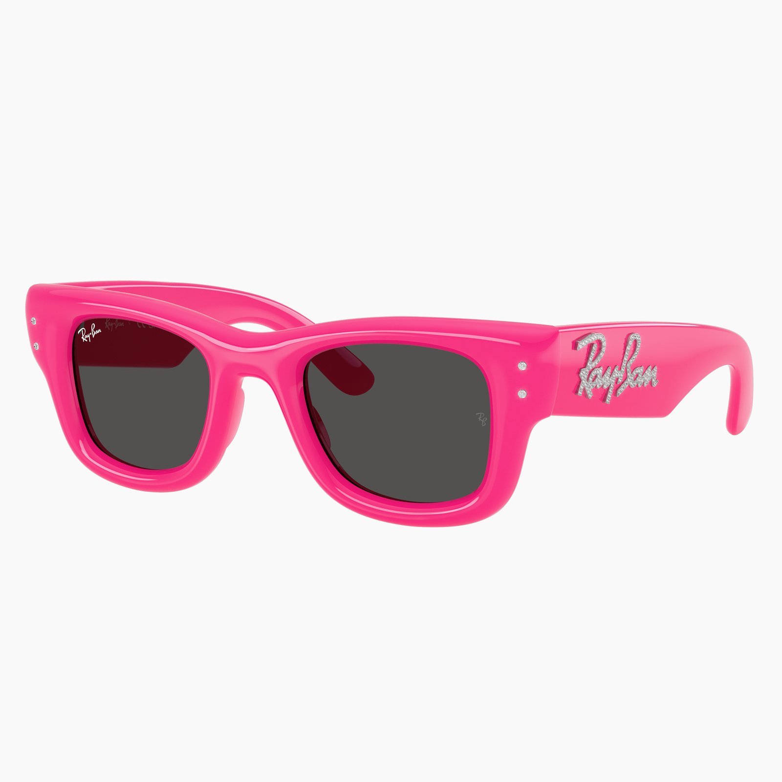 Ray-Ban by A$AP Rocky Wayfarer Puffer RB4940B 686287 - Rosa e strass