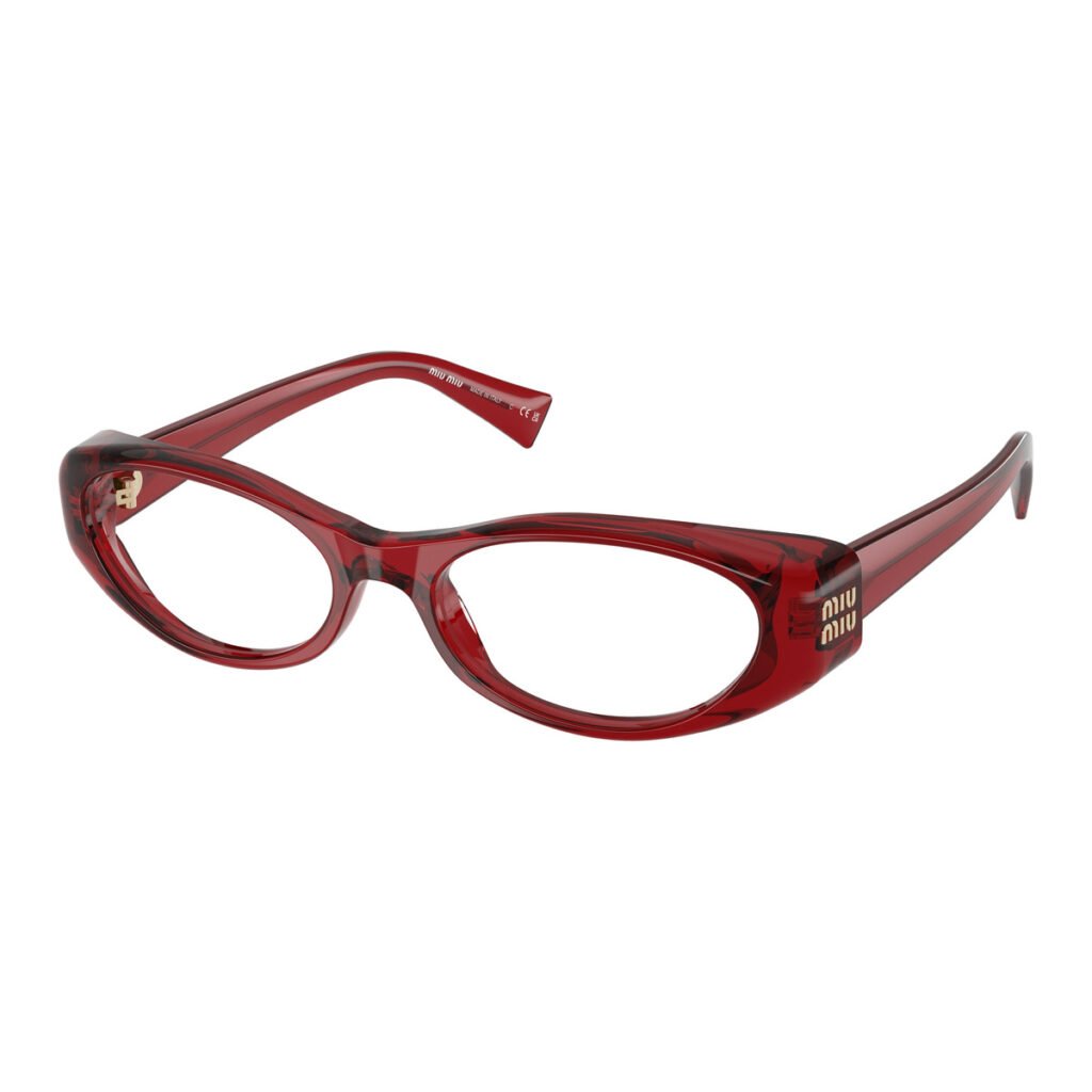 Miu Miu MU 03ZV - 25M1O1 - Rosso trasparente