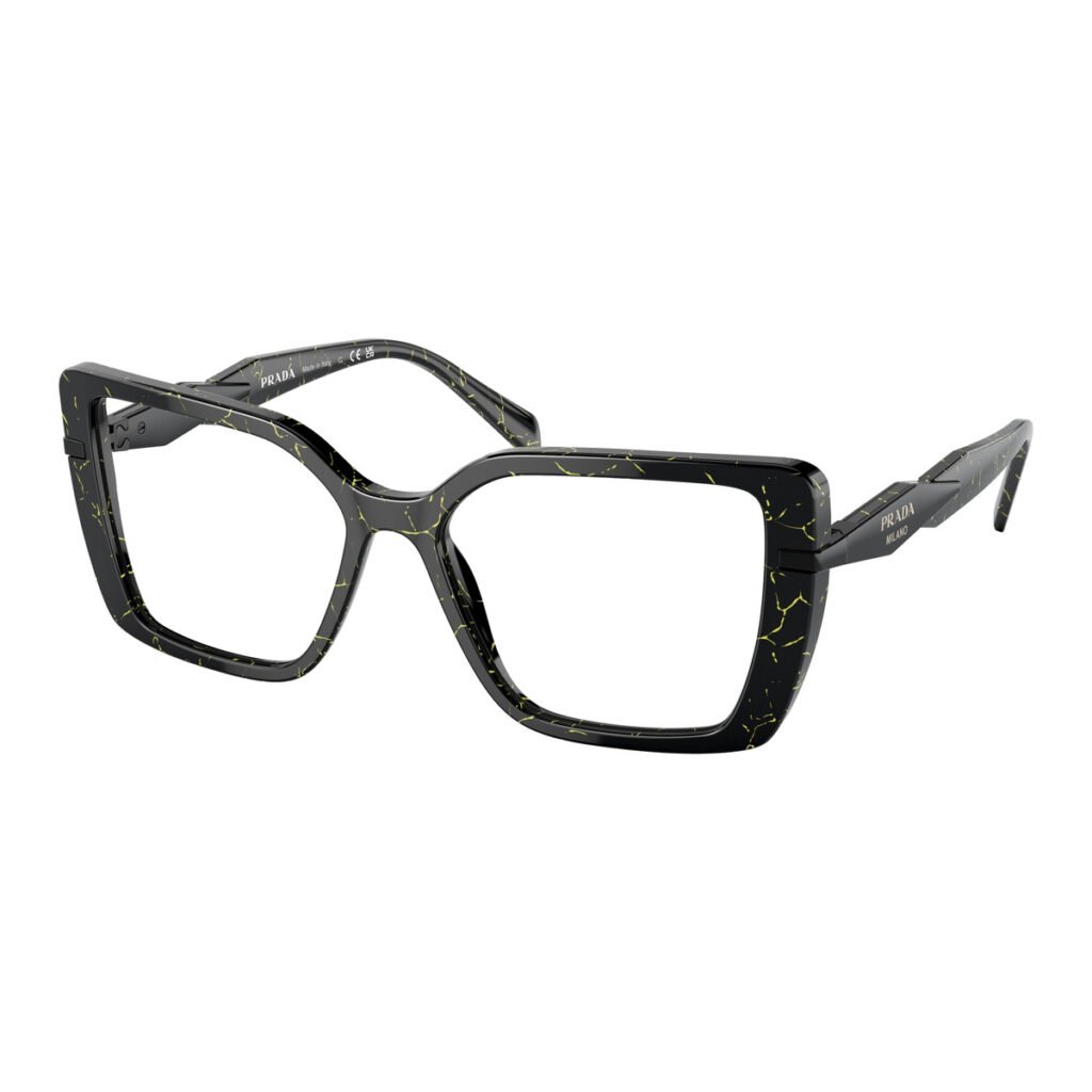 Prada PR 03ZV - 19D1O1 - Black/yellow marble