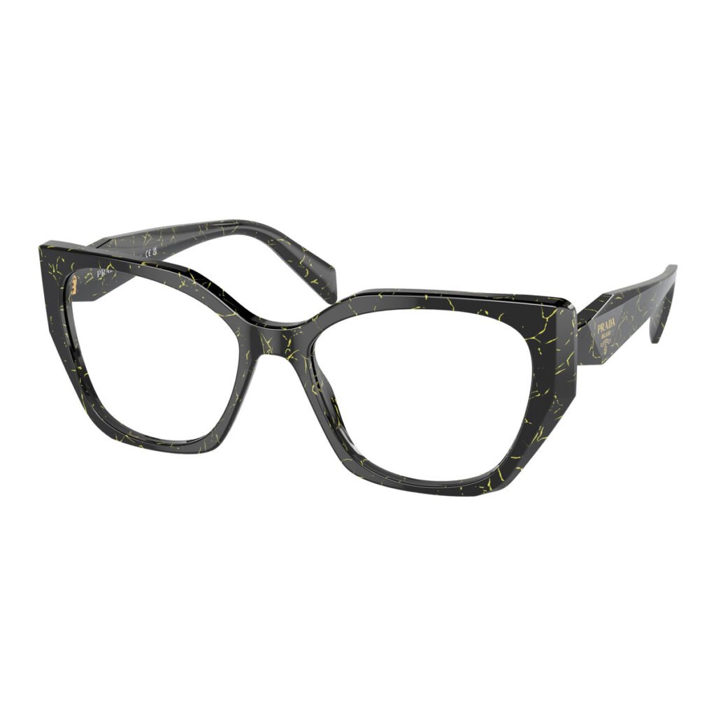 Prada PR 18WV - 19D1O1 - Black/yellow marble
