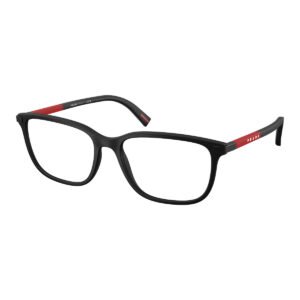 Prada Linea Rossa PS 02RV - DG01O1 - Nero effetto gommato