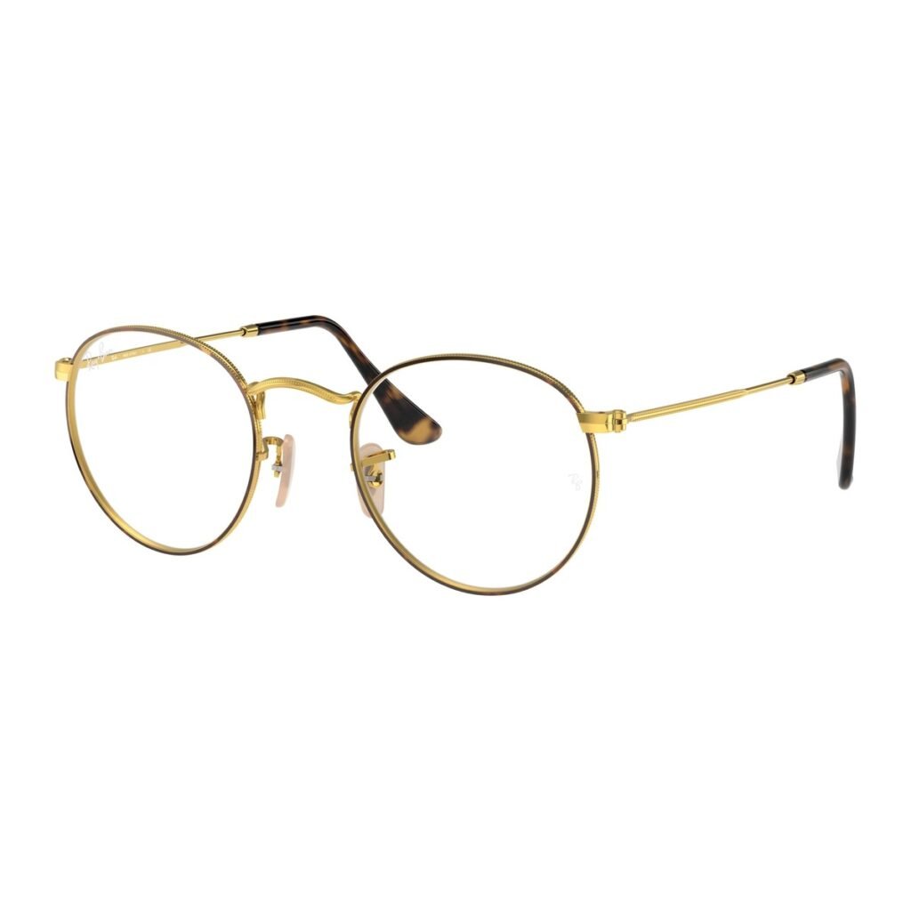 Ray-Ban Round Metal RX3447V - 2945 - Havana su oro