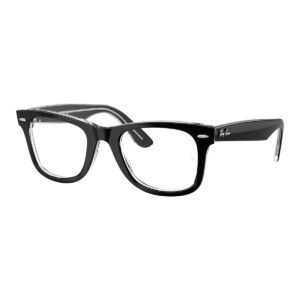 Ray-Ban Wayfarer Ease RX4340V - 2034 - Nero su trasparente
