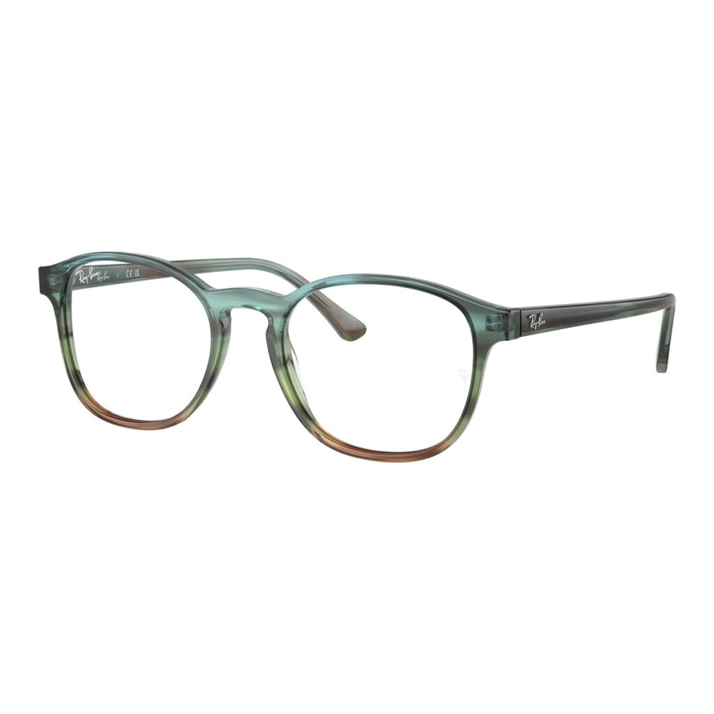 Ray-Ban RX5417 - 8252 - Verde e Blu a Strisce