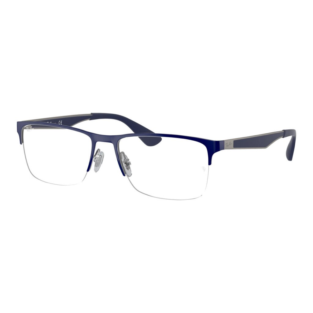 Ray-Ban RX6335 - 2947 - Blu su gunmetal