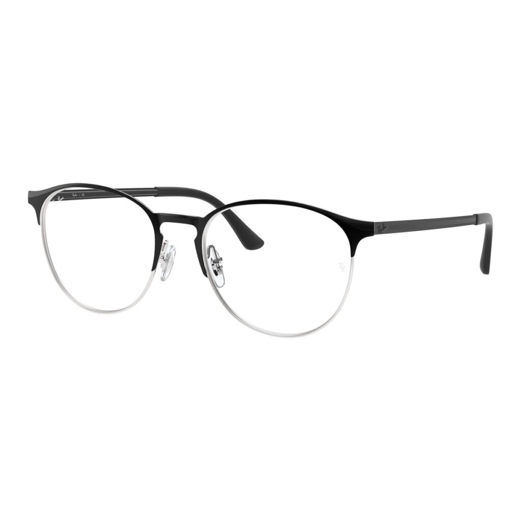 Ray-Ban RX6375 - 2861 - Nero su argento
