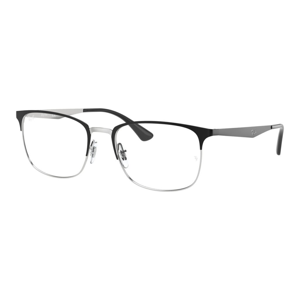 Ray-Ban RX6421 - 2997 - Nero su argento