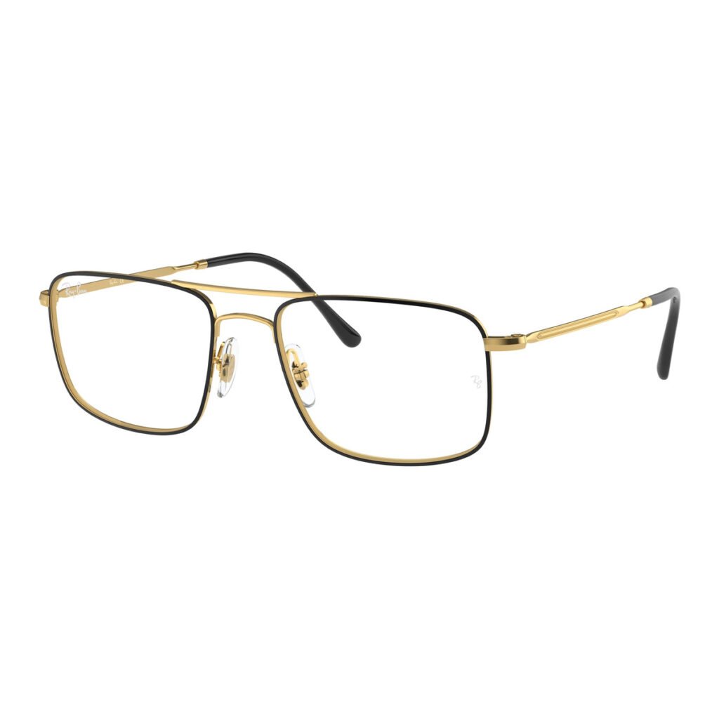 Ray-Ban RX6434 - 2946 - Nero su oro