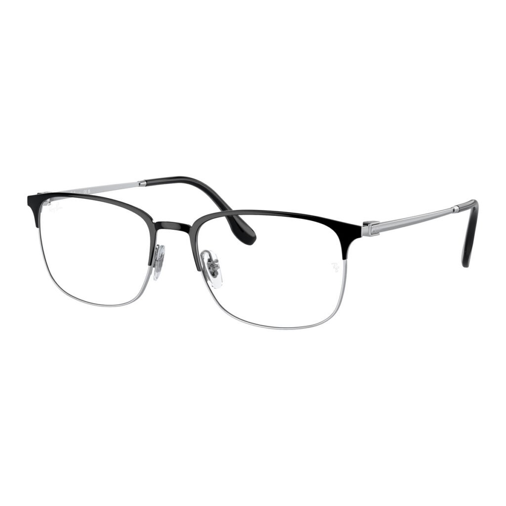 Ray-Ban RX6494 - 2861 - Nero su argento