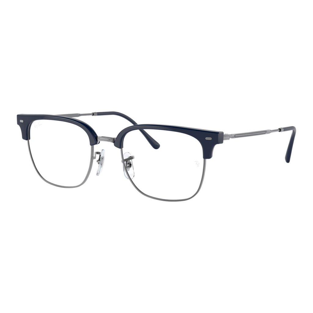 Ray-Ban New Clubmaster RX7216 - 8210 - Blu su gunmetal