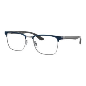 Ray-Ban RX8421 - 3124 - Blu su gunmetal
