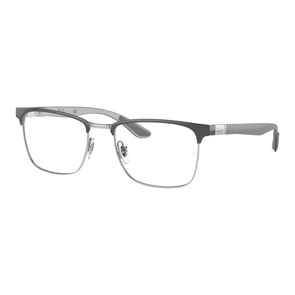 Ray-Ban RX8421 - 3125 - Grigio su argento
