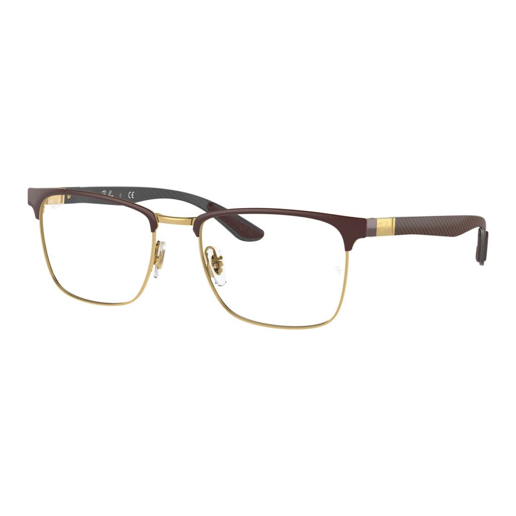 Ray-Ban RX8421 - 3126 - Marrone su oro